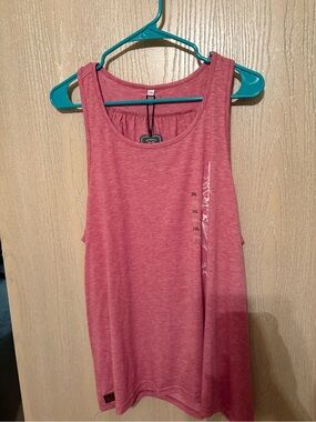 Lightweight Pink Women’s Tank Top with Subtle Side Print